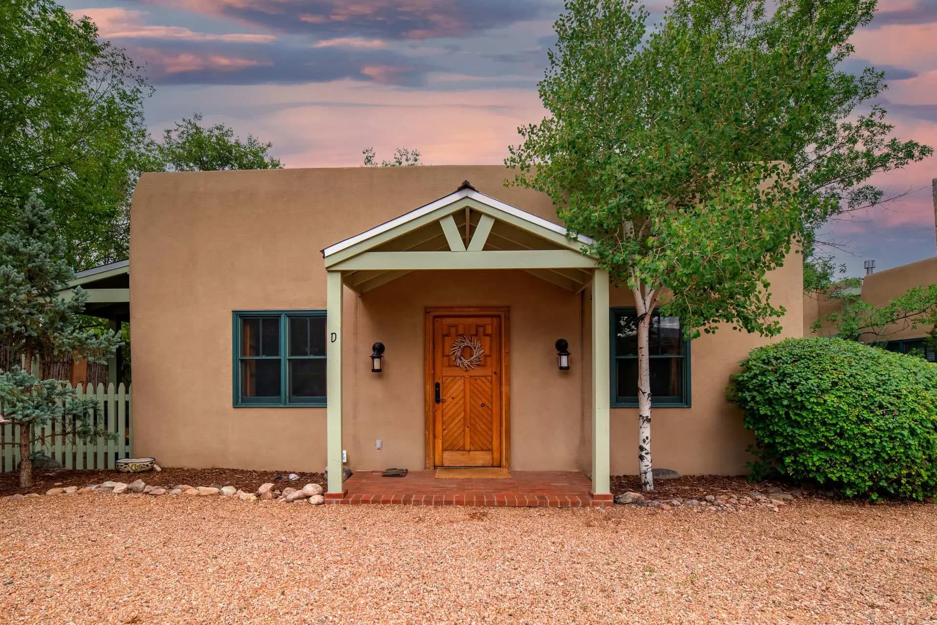 Front View of a Santa Fe Property